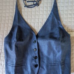 Banana Republic Linen Halter Vest