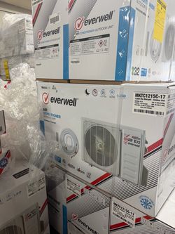 Mini Split inverter solo frio 12000 BTU 18 seer 115 volt /Wifi marca EVERWELL