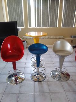 Retro chairs and table