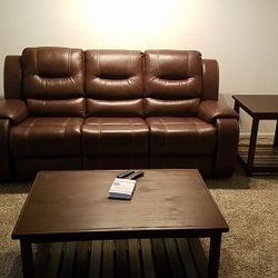 Furniture of America Hartwig Recliner Sofa (Manual)