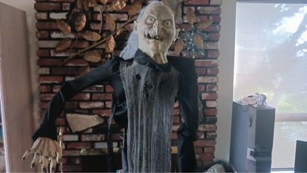 Spirit Halloween Lunging Witch Animatronic