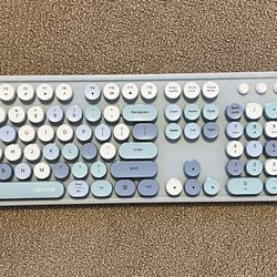 Wireless Full Size Keyboard With Mouse Set 
