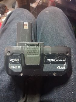 RYOBI 18V 4ah   Battery