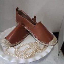 Studio 1886 Tan Slip-on Shoes - Size 8