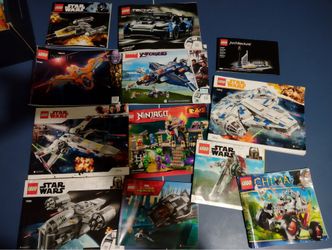 Huge Box Of Old Lego Instructions/Manuals