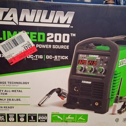 TITANIUM UNLIMITED 200 Professional Multi-Process Welder