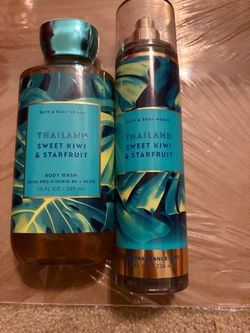Bath & Body Works Thailand Sweet Kiwi & Starfruit Set