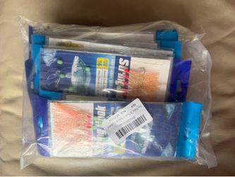 22 Packs Bait Rigs Set, Fishing Bait Rigs, Fishing Rigs with Sharp Hooks, Soft Shrimp Lure Surf Fishing Rigs Fish Skin Feather Hooks for Freshwater