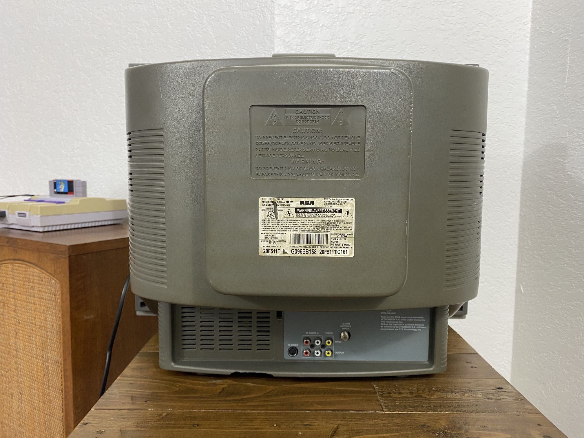 RCA 20” CRT TV (Model 20F511T) 2006 For Retro Gaming for Sale in San