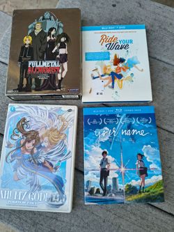 Anime DVD & Blu-ray Lot of 4