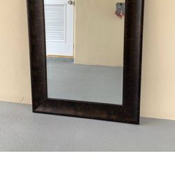 Superb Big Beveled Mirror