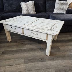 Rustic Coffee Table Farmhouse Distressed 29"x49"x20"