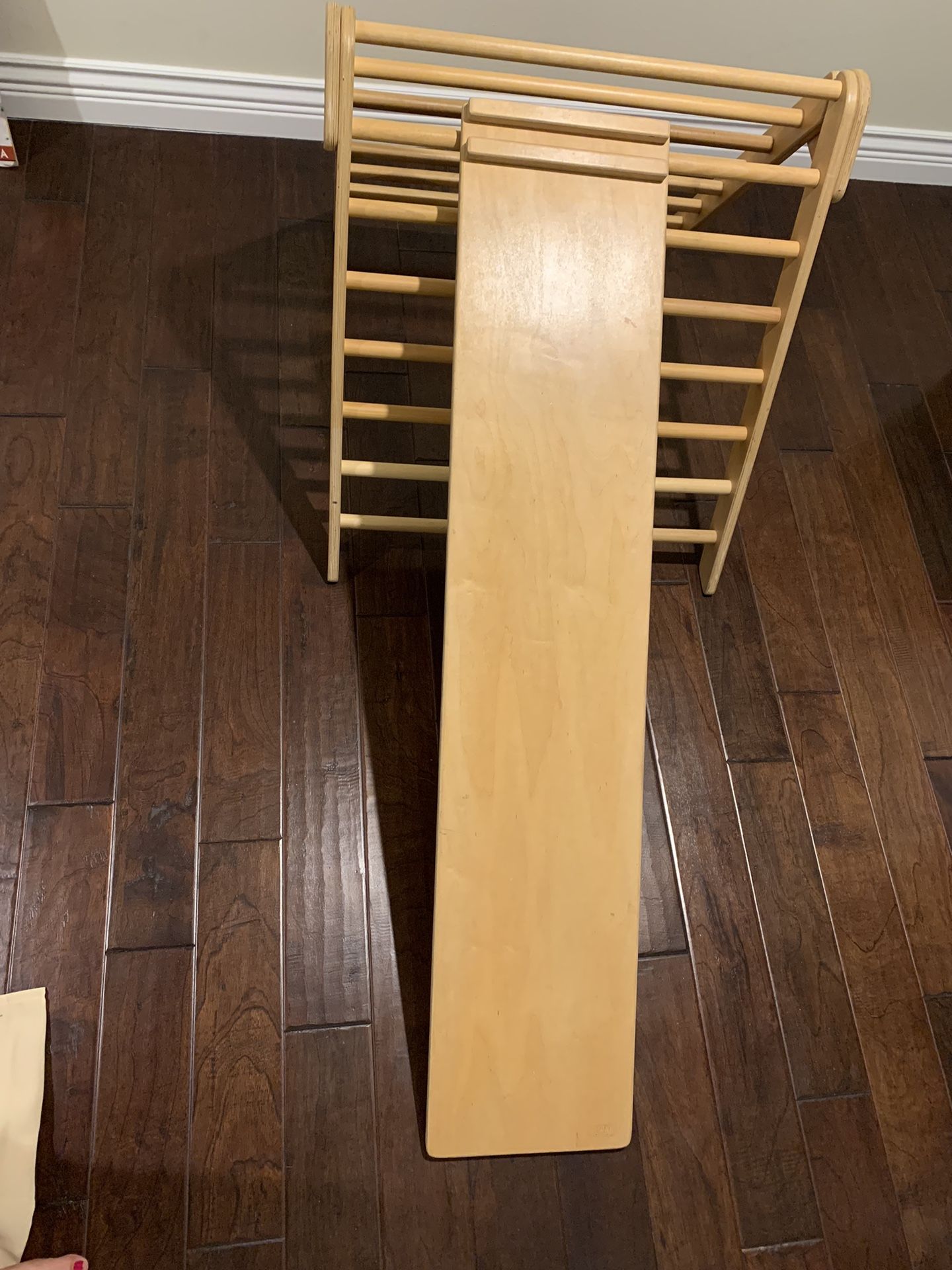 Real Wood Triangle ladder & Climber slide