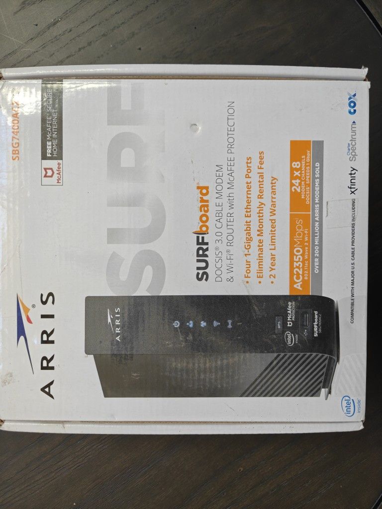 Arris Surfboard Modem router Wifi Docsis 3.0