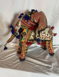 Colorful Embroider Decorative Bull