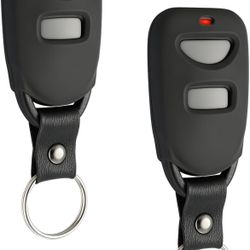 🌼 2 Garage Door Opener Remote Compatible with LiftMaster Chamberlain Craftsman Yellow Purple Red Orange Green Learn Button, replacement for 893Max 89