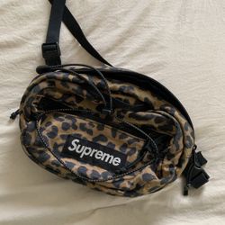 Supreme Leopard Print Bag
