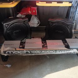 Mach 1 Stereo System 4 Amps At 12...... Easy Setup Badass System