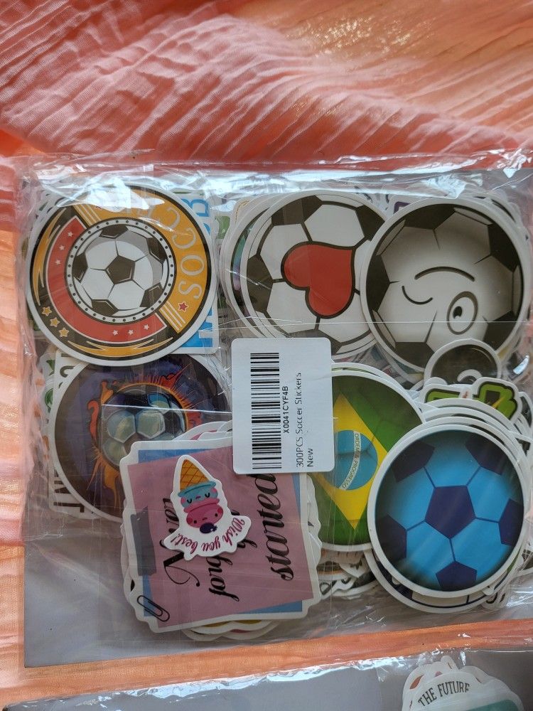 Soccer Stickers 5 Packs Of 300 Stickers