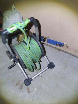 150 foot hose with durable hose reel