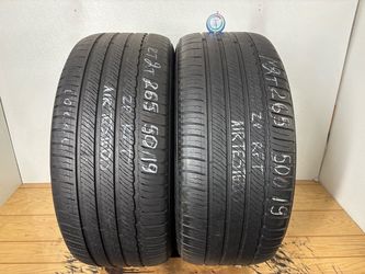 2 tires 265 50 19 Michelin primacy mxm4 run flat no repairs