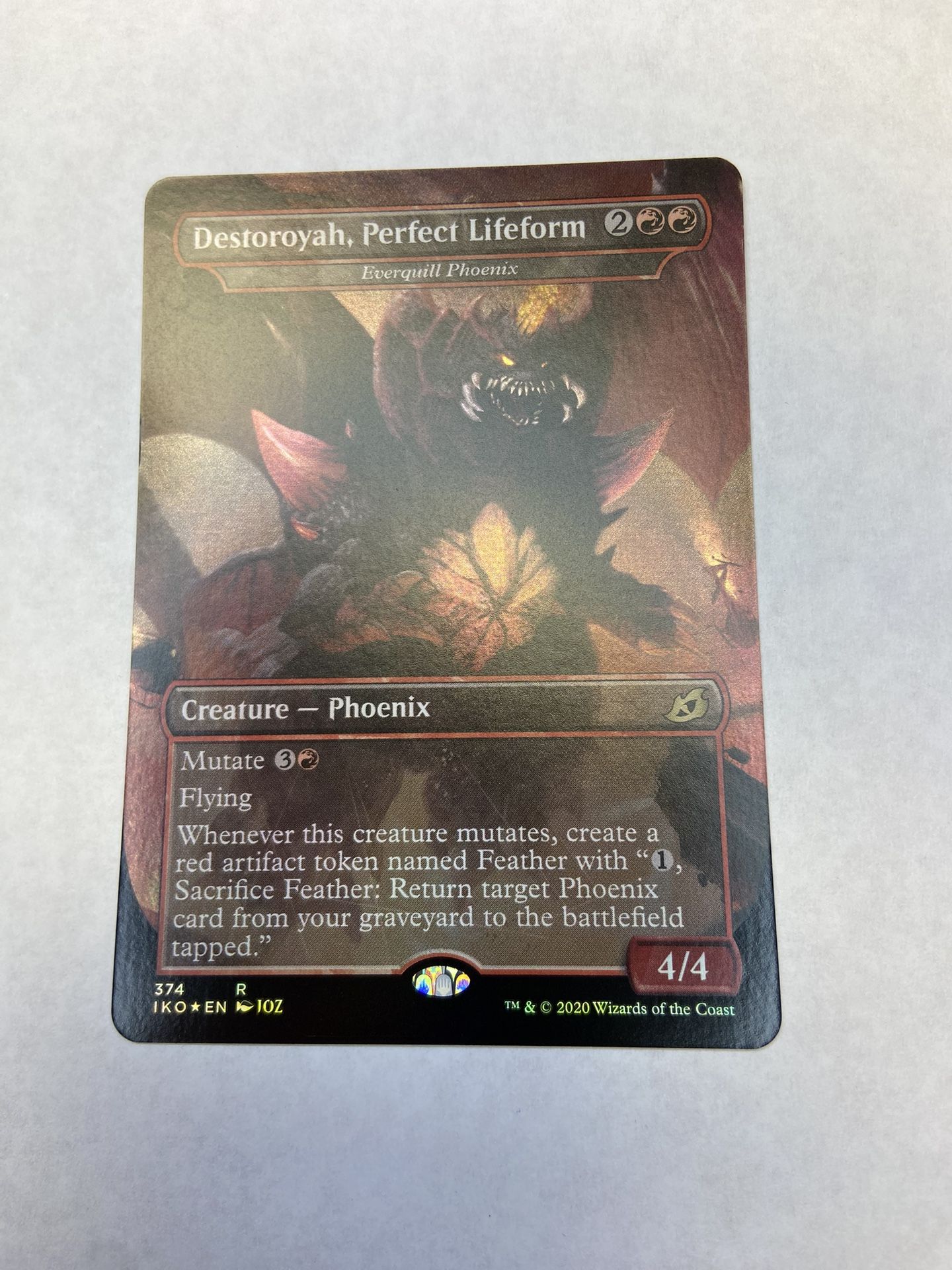 MTG Destoroyah, Perfect Lifeform - Everquill Phoenix Foil Ikoria 374