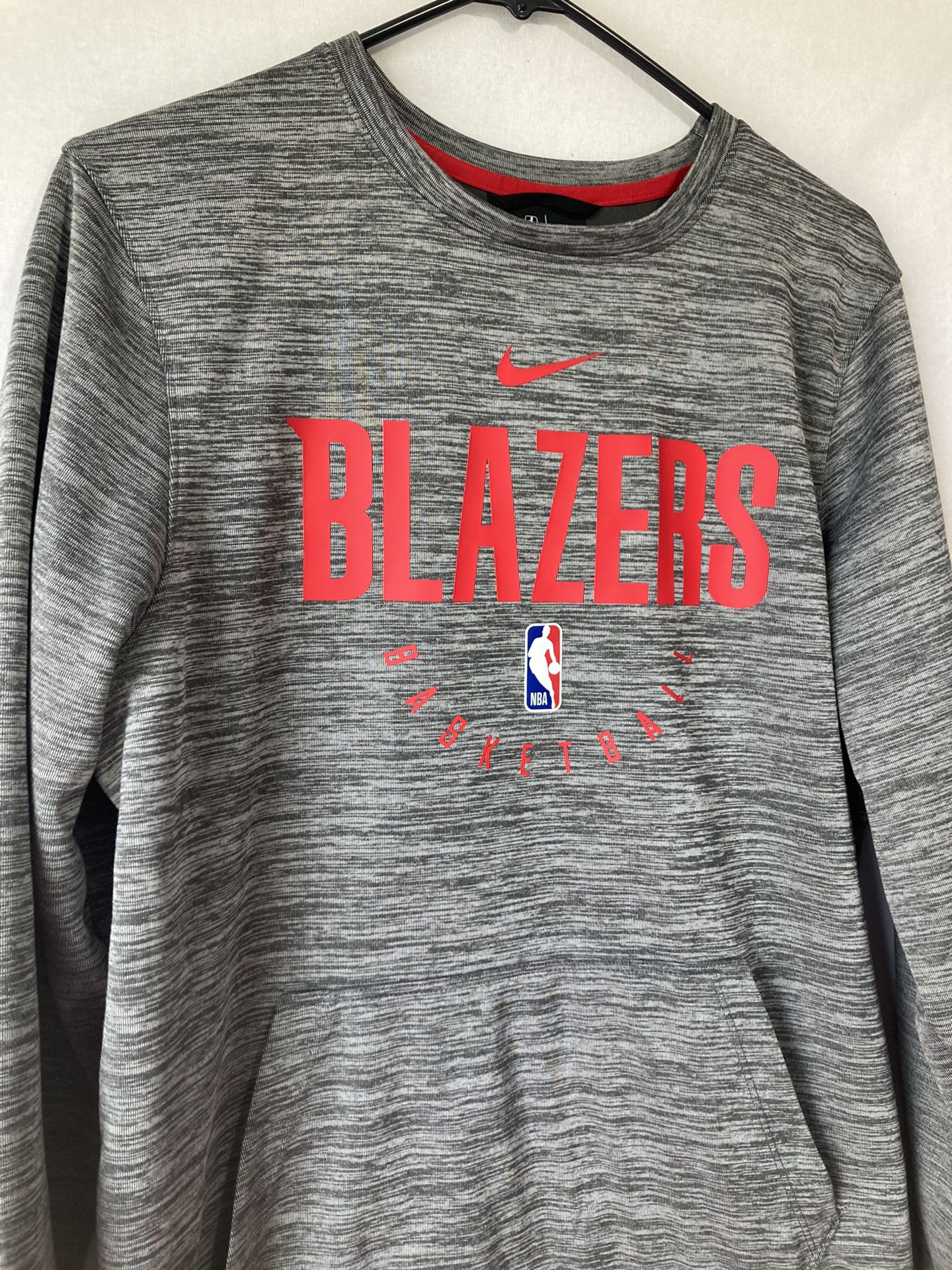 Nike NBA Portland Trail Blazers Dri-Fit Basketball Sweatshirt SMALL Pullover