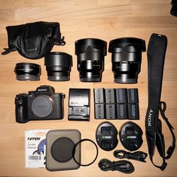 Sony A7R II + Zeiss 24-70 + 16-35 + 50mm + Accessories – Full Pro Bundle
