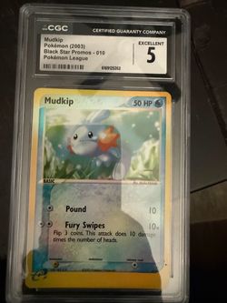 Mudkip 2003 Black Star Promo #010 CGC 5
