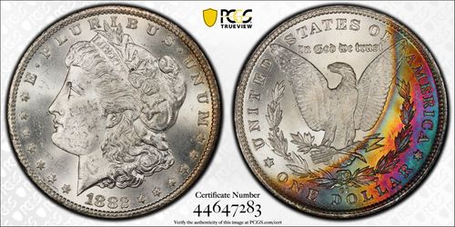 1882 CC PCGS/MS63 Morgan Silver Dollar