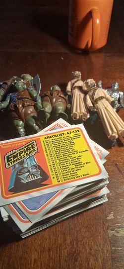 Star wars Return of the Jedi, Empire Strikes Back cards.  1980's