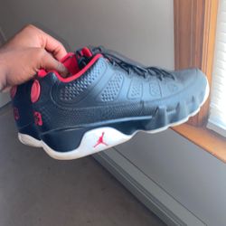 Jordan 9 Lows Black And Red