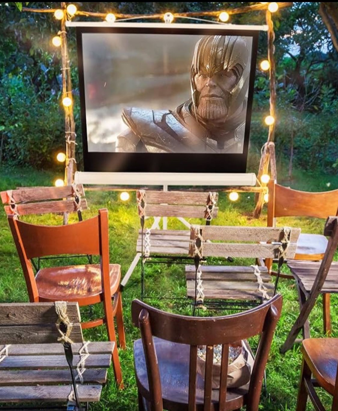 Projector Screen with Stand - Indoor and Outdoor