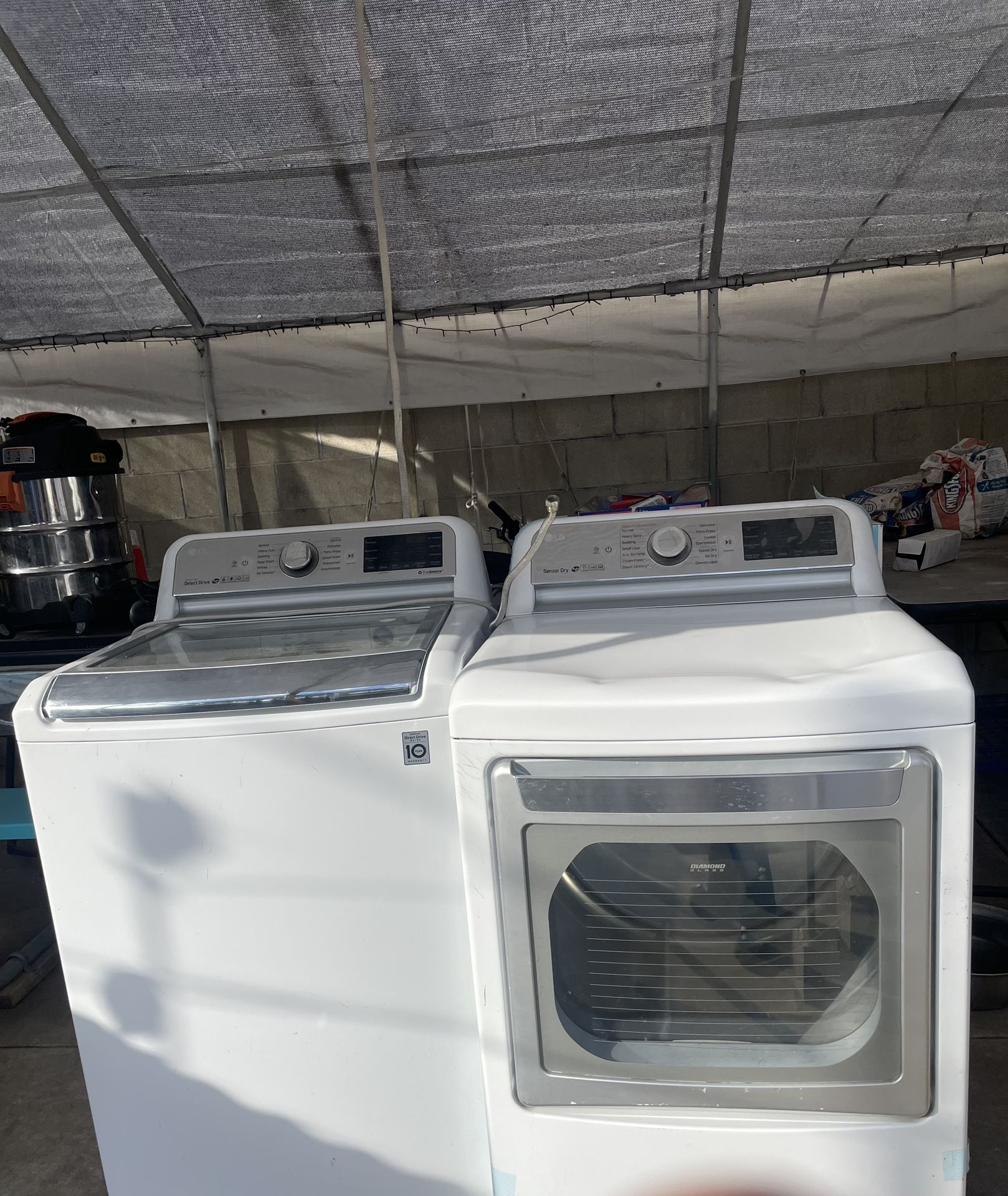 LG washer and dryer 