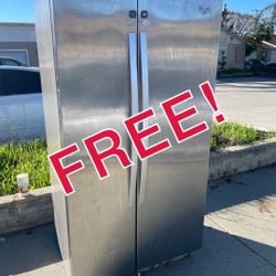 FREE Stainless Steel Whirlpool Fridge 