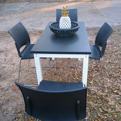 Table Set With Chairs