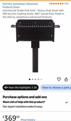 Jamestown Advanced Products Commercial Park Grill