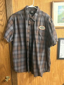 2XL button down Harley Davidson shirt