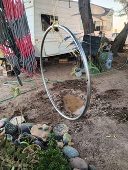 Large Solid Metal Hoop (Back Yard Swing)