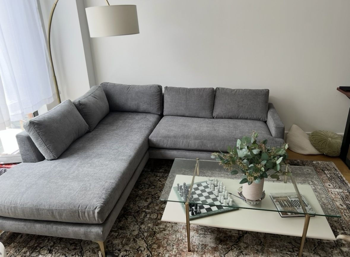 West Elm Andes Sectional couch