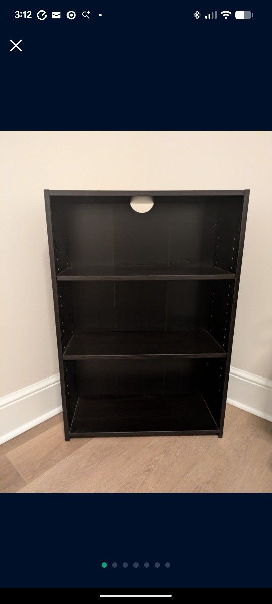 Dark Brown Bookshelf (Like New) 