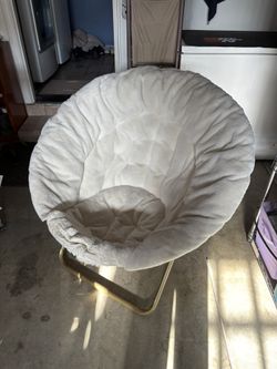 White And Gold Chair