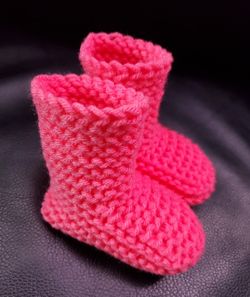 Baby Socks Hand Knitting  Foot Warmers Size  0  -9month 