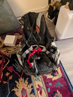 Paraglider, seat and wing