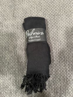 Pashmina Style Scarf by Ashley Cooper in Black