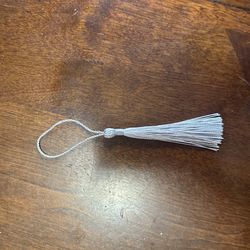 Silver Tassels
