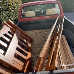 Bed Frame, Twin, Wood