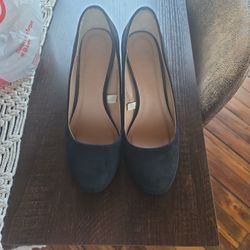 Suede Wedge Shoes 