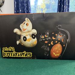 Halloween Candle Illuminated 