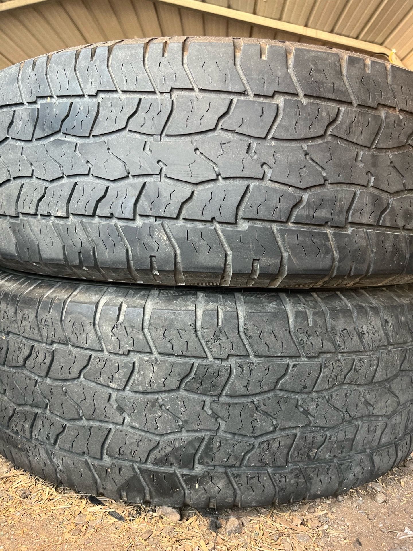 MATCHING PAIR OF LT 275/ 65 R 20 IRONMAN ALL COUNTRY AT2 TIRES
